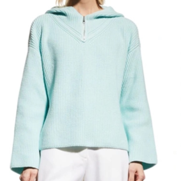 ADEAM Sweaters - NWT ADEAM Tennis Hoodie Mint Green